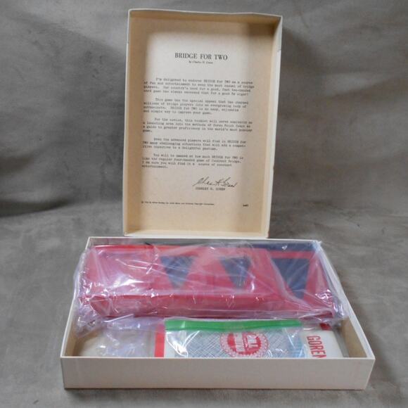 Vintage 1964 Goren's Bridge for Two Milton Bradley #4401 Complete - Picture 2 of 11